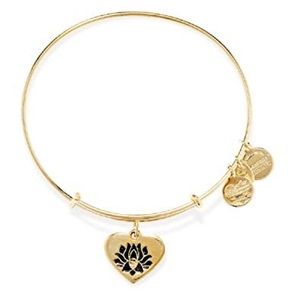 Alex and Ani Lotus Heart Bracelet